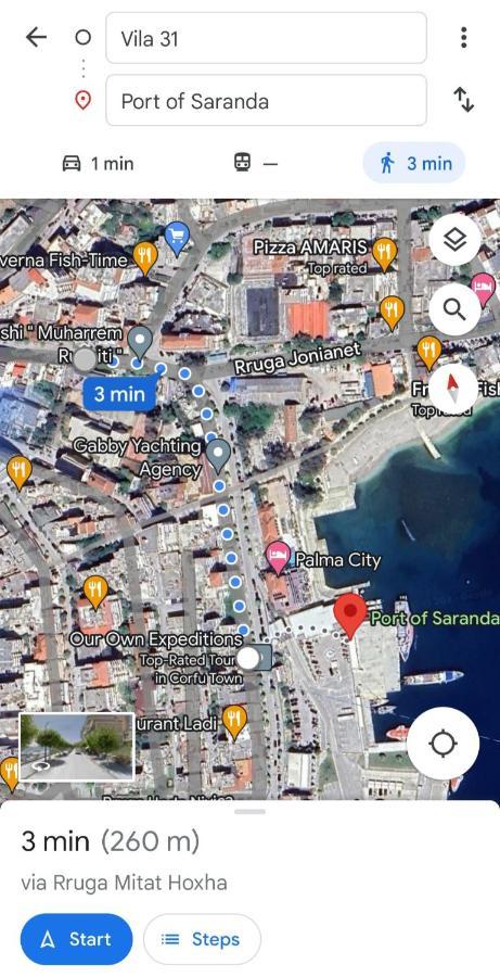 Vila 31 Sarandë Buitenkant foto